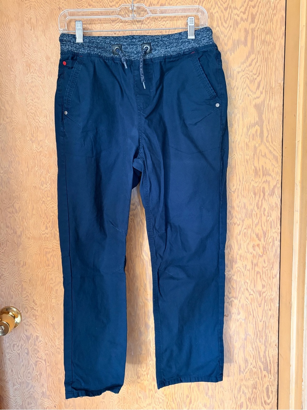 Boys’ Univibe Navy Drawstring Waist Chinos
